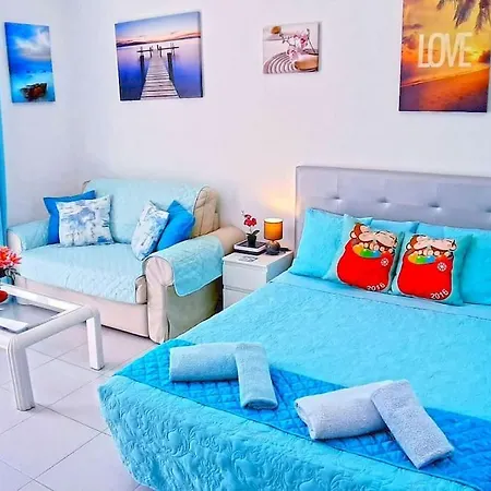 Lovely Studio With Ocean View In Costa Adeje