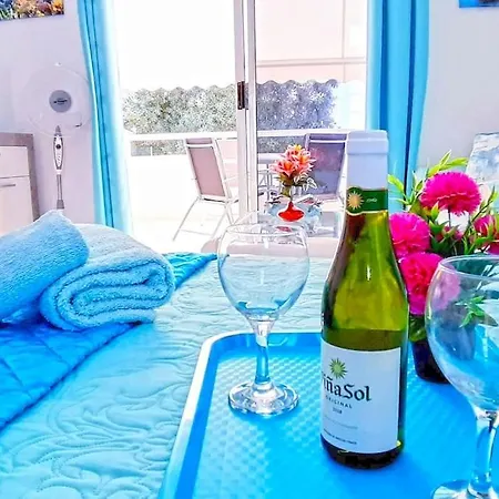 Lägenhet Lovely Studio With Ocean View In Costa Adeje Costa Adeje (Tenerife)